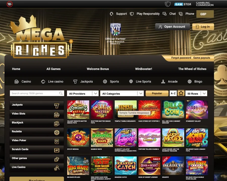 Mega Riches Play Online